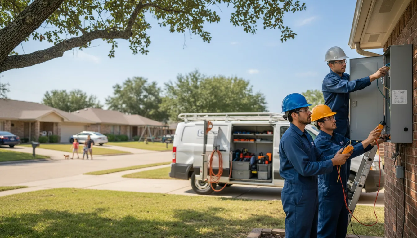 Certified electrician providing emergency electrical services in Rock Stream, NY